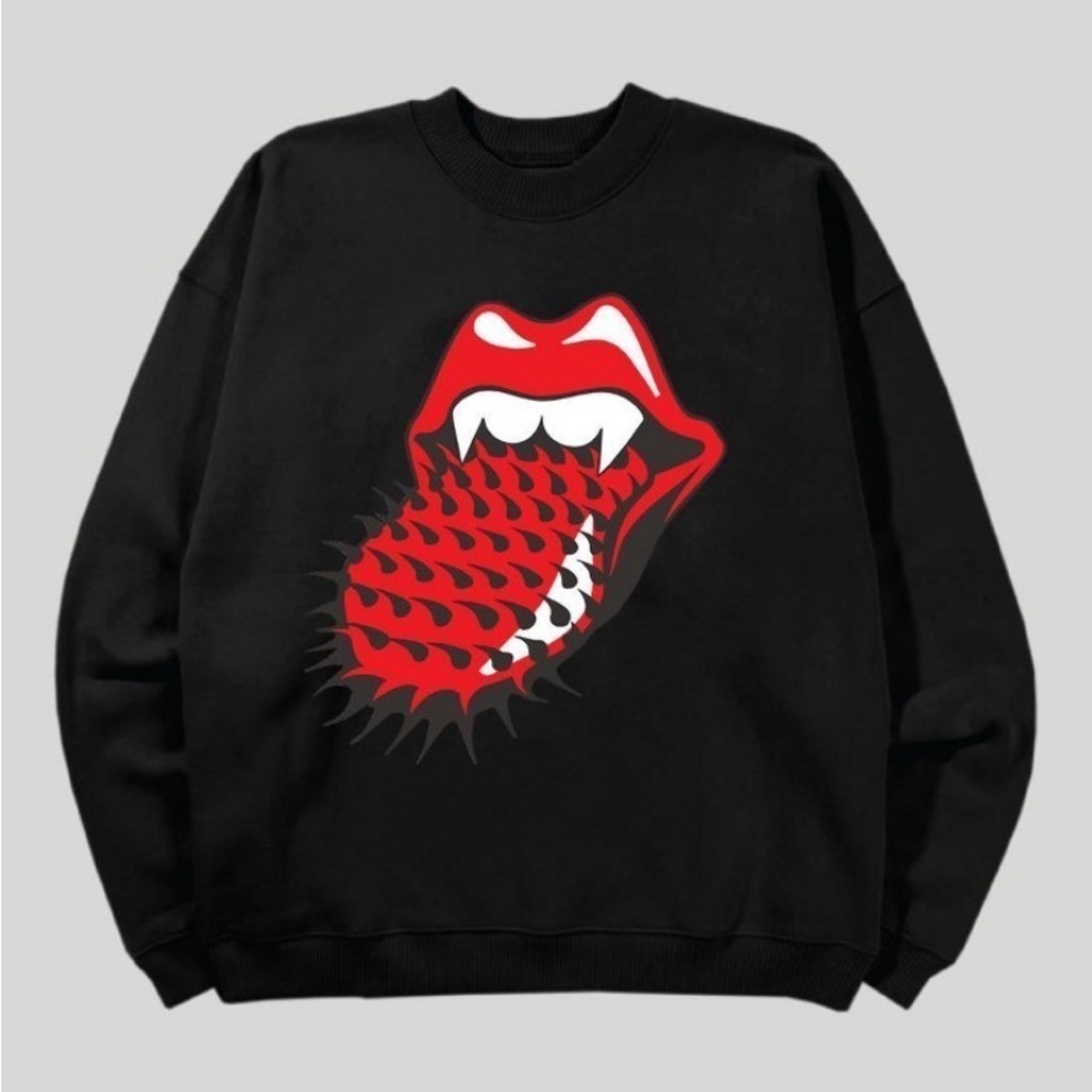 Women's The Rolling Stones
Halloween Graphic Sweatshirt -
Black new
